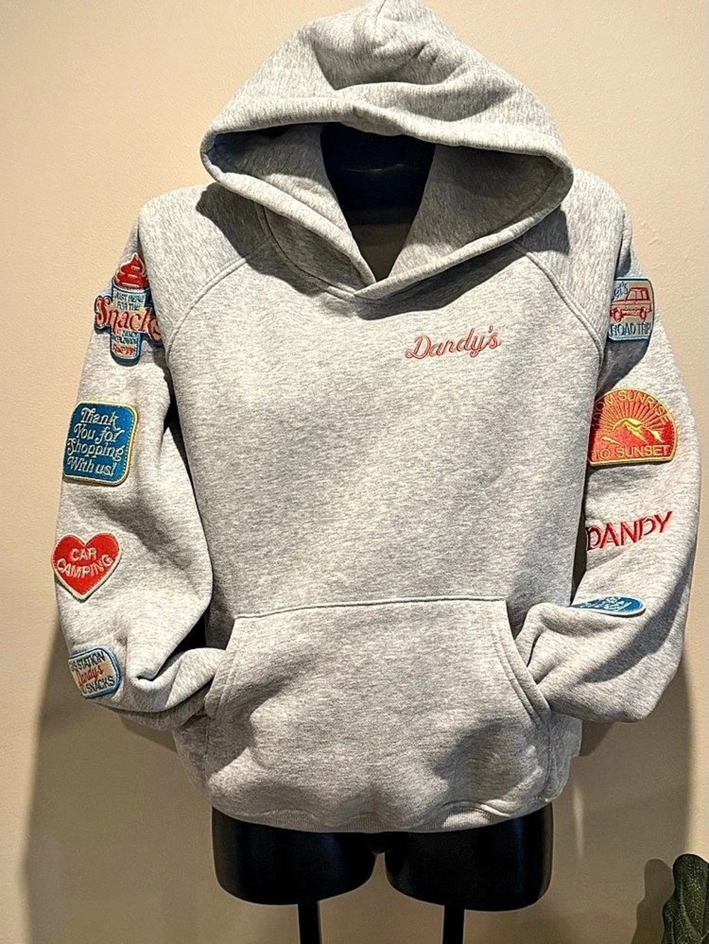 Dandy's Gray Graphic Pullover Hoodie Like New
